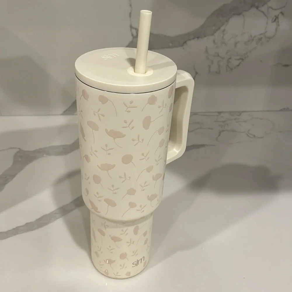 Simple Modern - WHIMSICAL FLORAL 40oz Trek Tumbler - Rare Limited Edition - NWT!